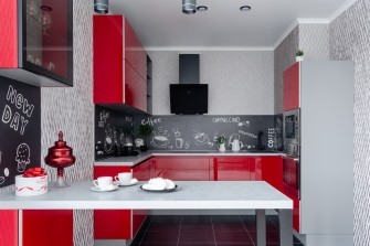 Красные кухни в Анапе