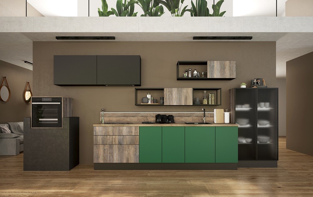 Кухня Ханна Блэк эко-стиль