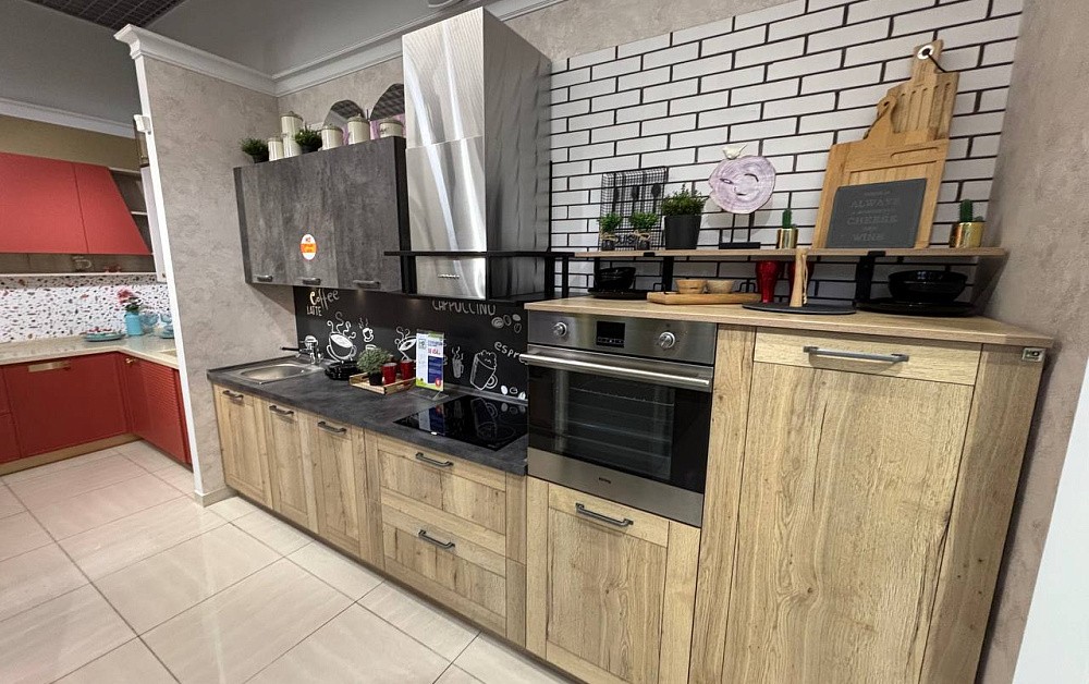 Кухня Стоун Фрейм прямая/ г.Люберцы