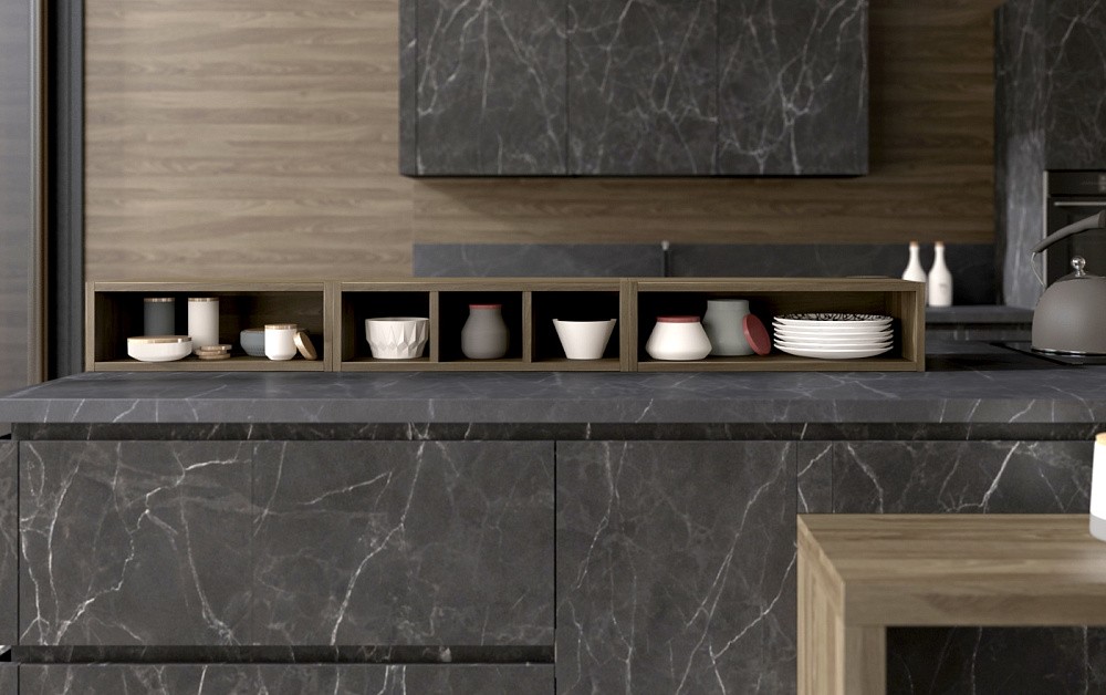 Кухня Ноа Лофт (мрамор)