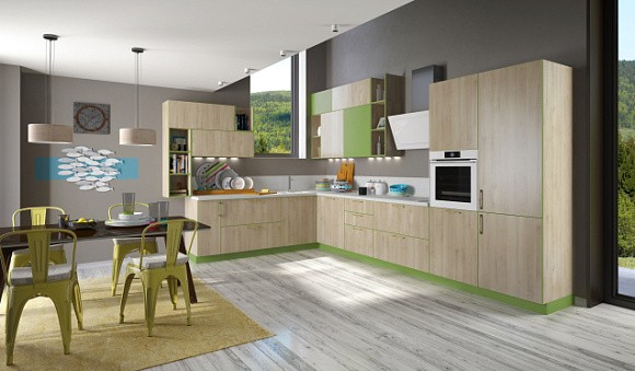 Бежевая кухня во Владивостоке