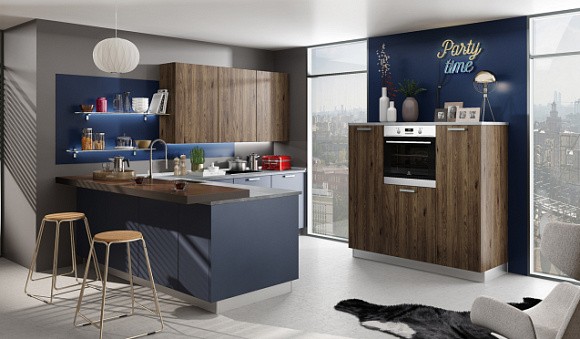 Синяя кухня