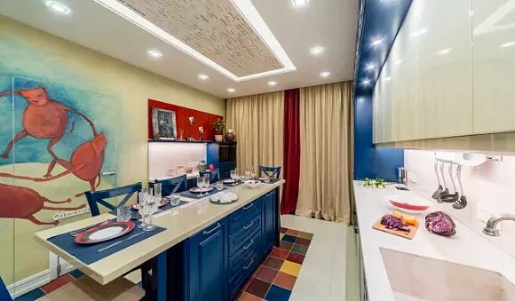 Синяя кухня