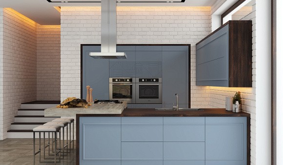 Синяя кухня