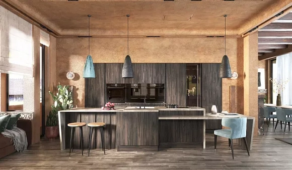 Темная кухня в Тольятти