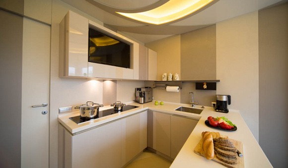 Бежевая кухня во Владикавказе