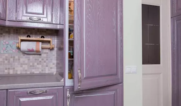 Фиолетовая кухня в Егорьевске