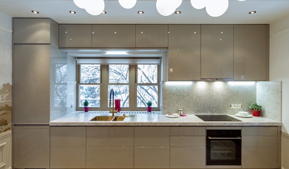 Серая кухня в Самаре