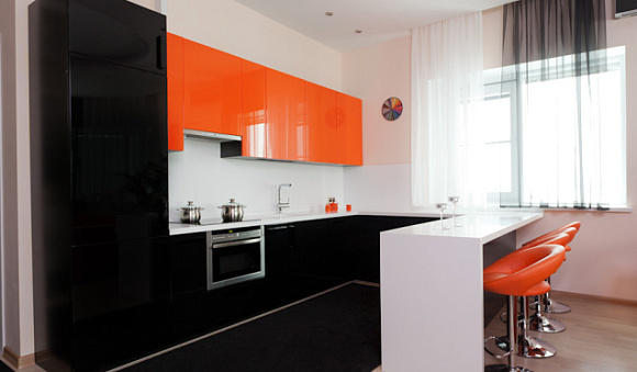 Кухня с «барной» атмосферой