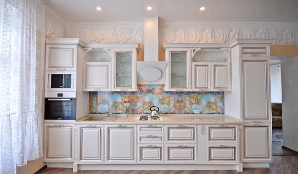 Бежевая кухня во Владикавказе