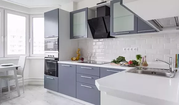 Серая кухня в Санкт-Петербурге