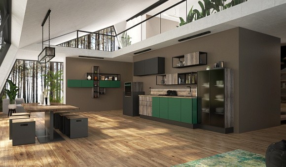 Шкафы с механизмом «Freefold»