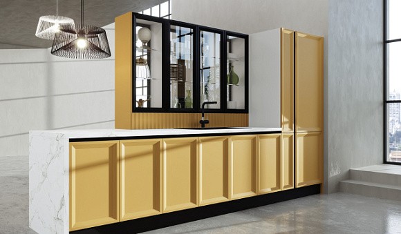 Желтая кухня в Воронеже