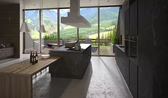 Черная кухня в Новосибирске