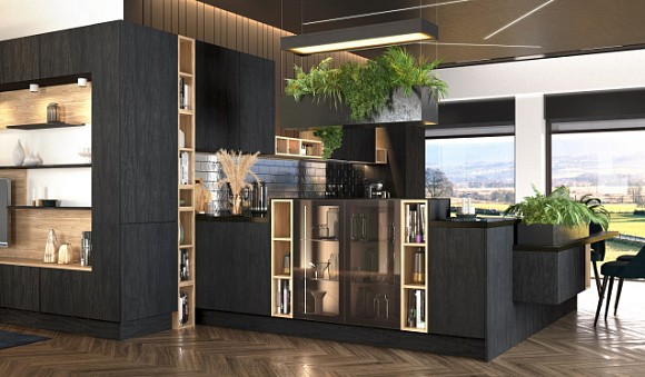 Черная кухня в Новосибирске