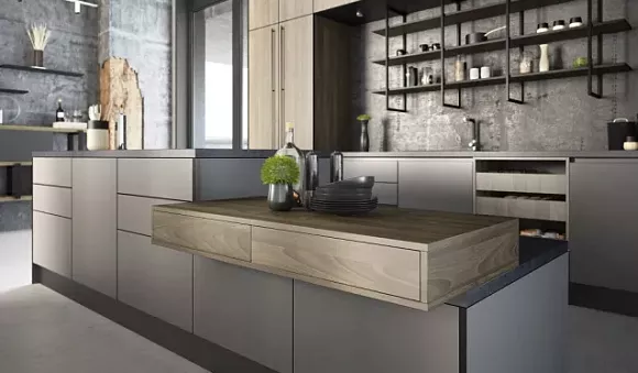 Коричневая кухня в Чите