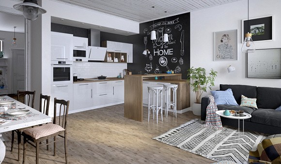 Белая кухня в Кирове