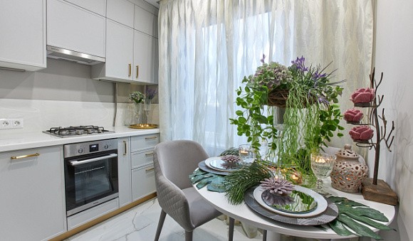 Серая кухня в Самаре