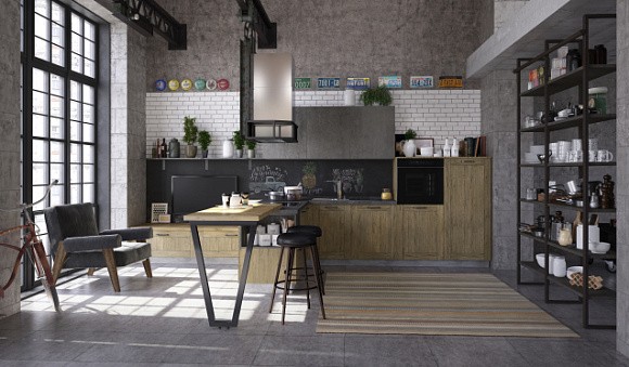 Серая кухня в Самаре