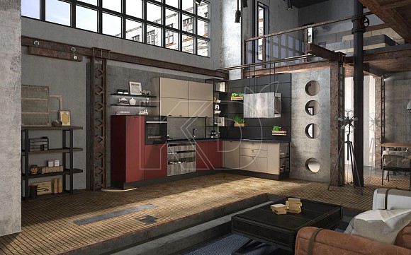 Кухни мдф в стиле модерн