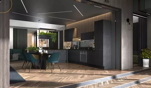 Черная кухня в Новосибирске