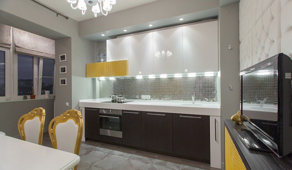 Желтая кухня в Воронеже