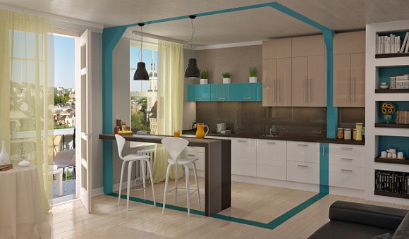 Белая кухня в Кирове