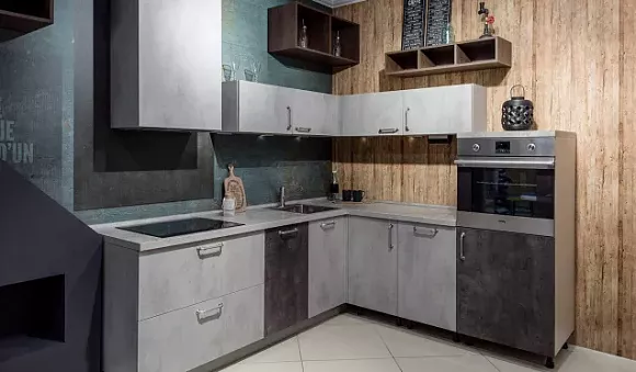 Серая кухня в Самаре