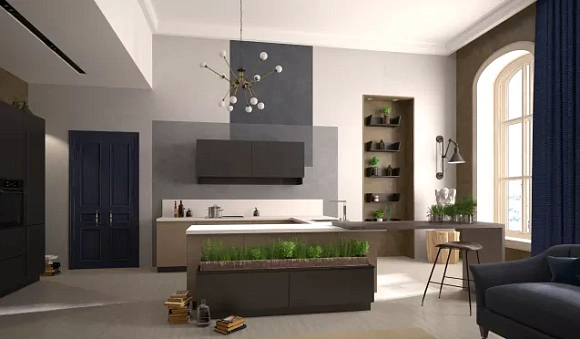 Темная кухня в Тольятти