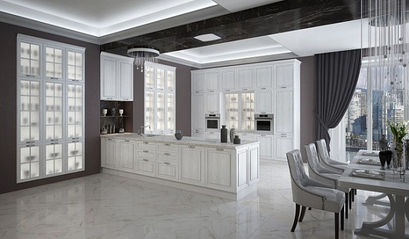 Современные светлые кухни