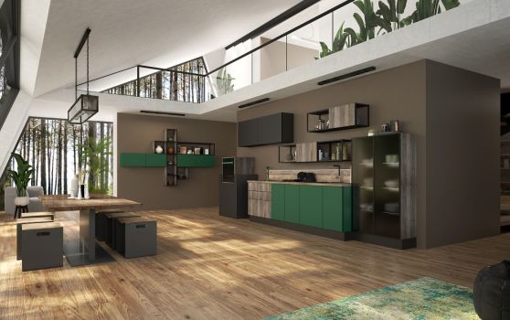 Кухня без ручек